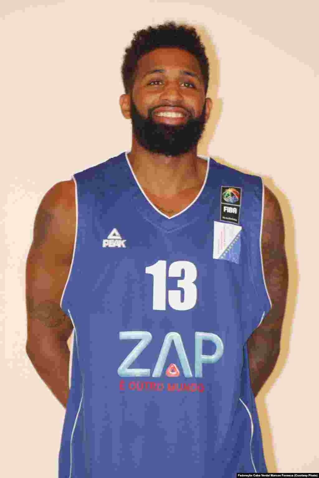 Bryan Rudolph, selecção Cabo Verde no AfroBasket 2015. Federação Cabo Verde/ Marcos Fonseca