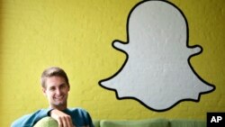 Snapchat CEO Evan Spiegel 