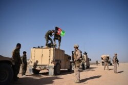 افغانستان میں غیر ملکی فوجی طالبان کے خلاف کارروائیوں میں مقامی فورسز کی مدد کرتے ہیں۔