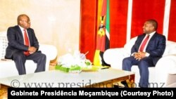 Presidente da República de Moçambique, Filipe Nyusi, recebe Raul Domingos 