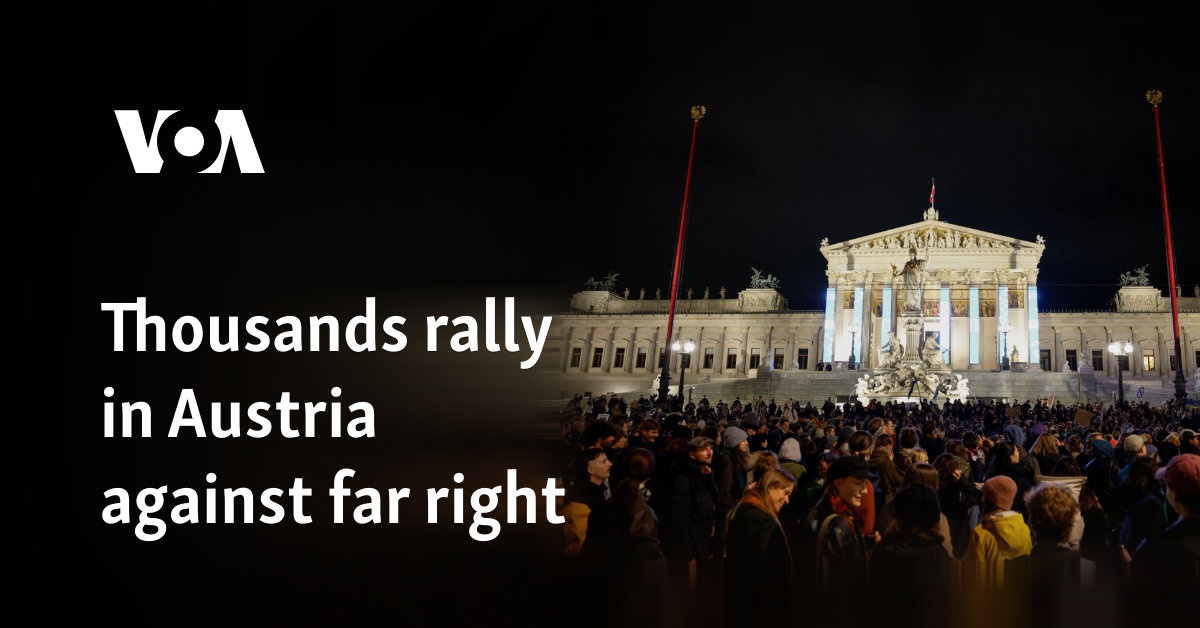 Thousands rally in Austria against far right 