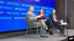 El subsecretario del Departamento del Tesoro para el combate al financiamiento terrorista, Michael Billingslea, en una conferencia en el Instituto Brookings, el miércoles 24 de octubre del 2018. 