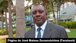 José Mateus Zecamutchima, presidente do Movimento Protectorado Lunda Tchokwe, Angola