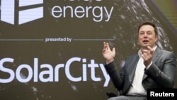 Elon Musk, Chairman of SolarCity and CEO of Tesla Motors.