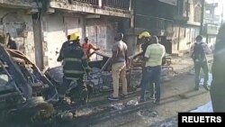خسارت‌های ناشی از انفجار مرگبار کامیون بنزین در هائیتی (۲۳ آذر ۱۴۰۰)
