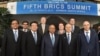 Finance Ministers of BRICS nations in Durban, on March 26, 2013 (SAfrican Gov photo)