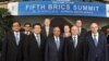 Finance Ministers of BRICS nations in Durban, on March 26, 2013 (SAfrican Gov photo)