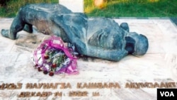 ლათაში დაღუპულთა მემორიალი ოკუპირებულ გუდაუთაში