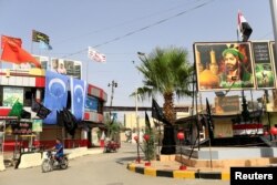 A view of Turkman neighborhood Shia is seen in Tuz Khurmato, Iraq, Sept. 24, 2017.