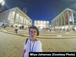 Mhya Johanes di Lincoln Center (Courtesy: Mhya Johanes/Koleksi Pribadi)