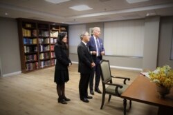 Vice President Joe Biden signed a book of condolences at the Thai Embassy in Washington, D.C. to mourn the passing of Thai King Bhumibol Adulyadej on October 18, 2016.