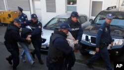 Затримання підозрюваних у причетності до перевороту в Чорногорії 16 жовтня 2016 р.