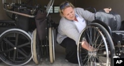 Therapist Shannon Morgan does her best to ensure that her patients receive suitable wheelchairs