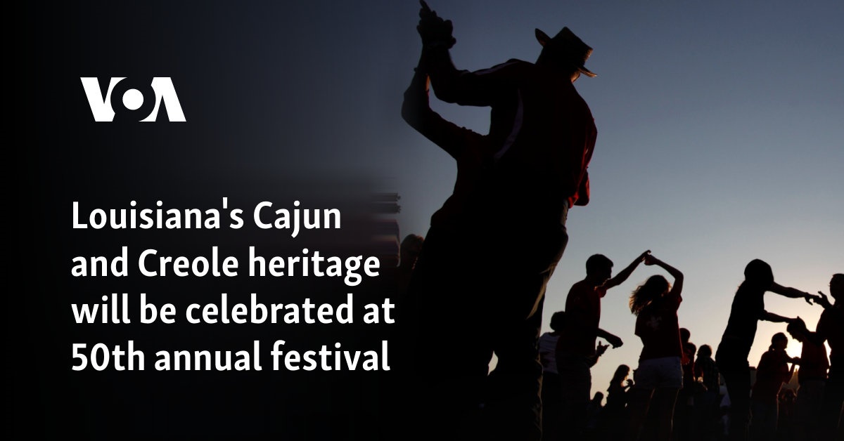 Louisiana’s Cajun and Creole heritage will be celebrated at 50th annual festival