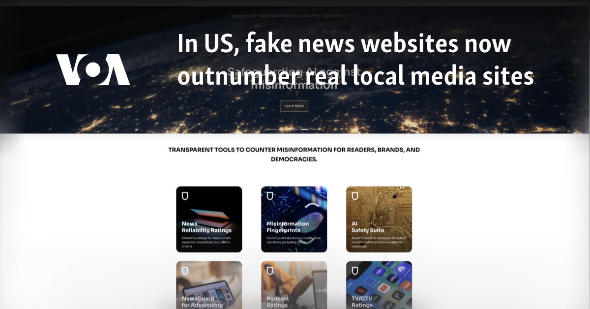 In US, fake news websites now outnumber real local media sites