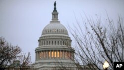 The Capitol photographed early, Dec. 5, 2017, days before a budget clash could produce a partial government shutdown by the weekend unless there's an agreement on a measure temporarily keeping agencies open.