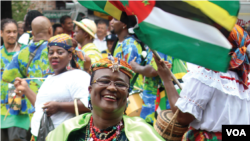 Celebrating Diaspora Communities in the U.S. --- West Indian Day Parade. (File)