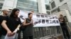 Hong Kong Journalists' Sentencing Draws Protest