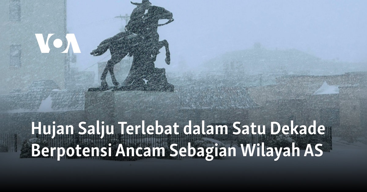 Hujan Salju Terlebat dalam Satu Dekade Berpotensi Ancam Sebagian Wilayah AS