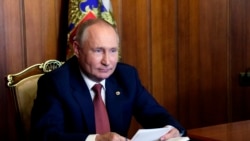 FILE - Russian President Vladimir Putin in Sevastopol, Crimea, Nov. 4, 2021.