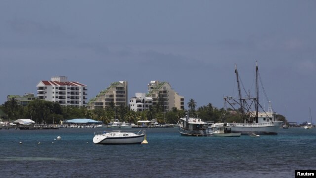 Islas de San Andrés, en el caribe, frente a las costas de Nicaragua.
