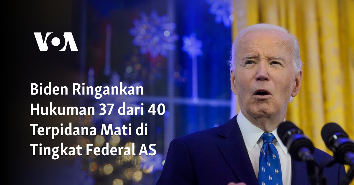 Biden Ringankan Hukuman 37 dari 40 Terpidana Mati di Tingkat Federal Amerika