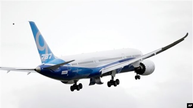 Máy bay Boeing 787-9 Dreamliner.