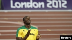 Pelari Jamaika Usain Bolt saat memenangkan medali emas pada Olimpiade London, yang mendapat 80.000 tweet per menit. (Foto: Dok)