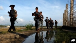 ရခိုင်ပြည်နယ် မြန်မာ-ဘင်္ဂလားနယ်စပ် လုံခြုံရေးတင်းကျပ်။