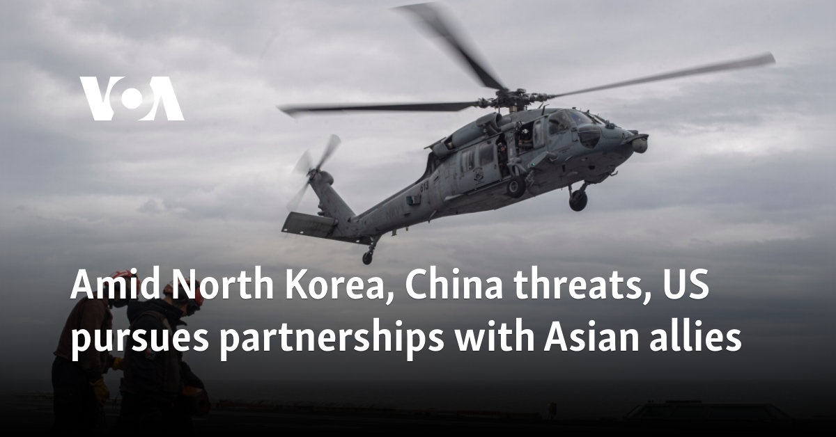 Amid North Korea, China threats, US pursues partnerships with Asian allies