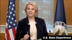 Juru Bicara Departemen Luar Negeri AS, Heather Nauert (Foto: dok).