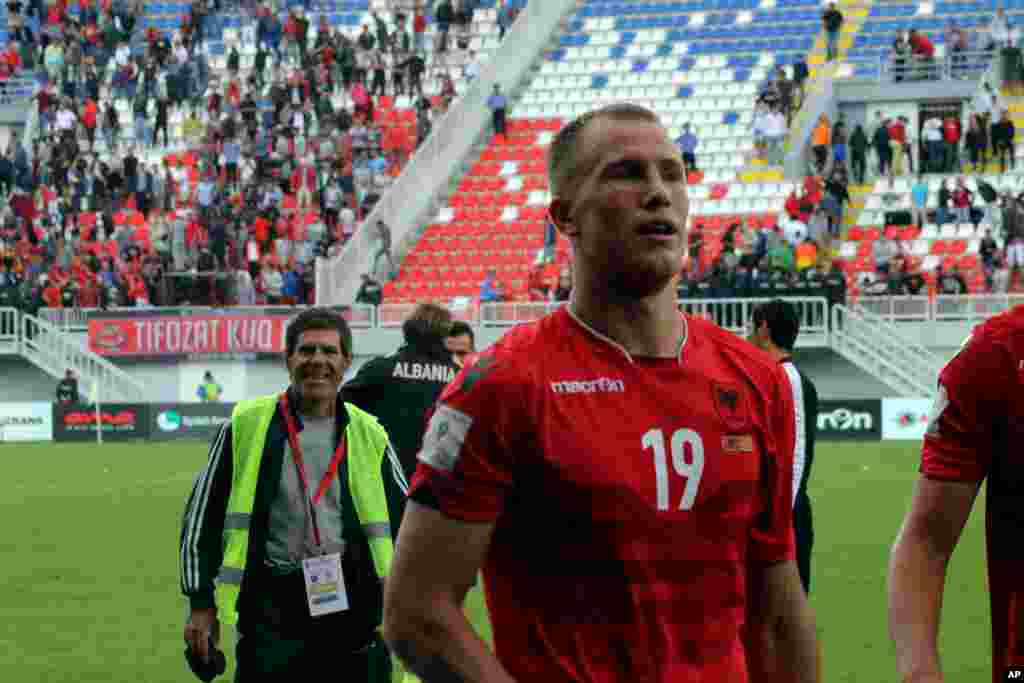 Soccer WCup 2018 Albania Macedonia