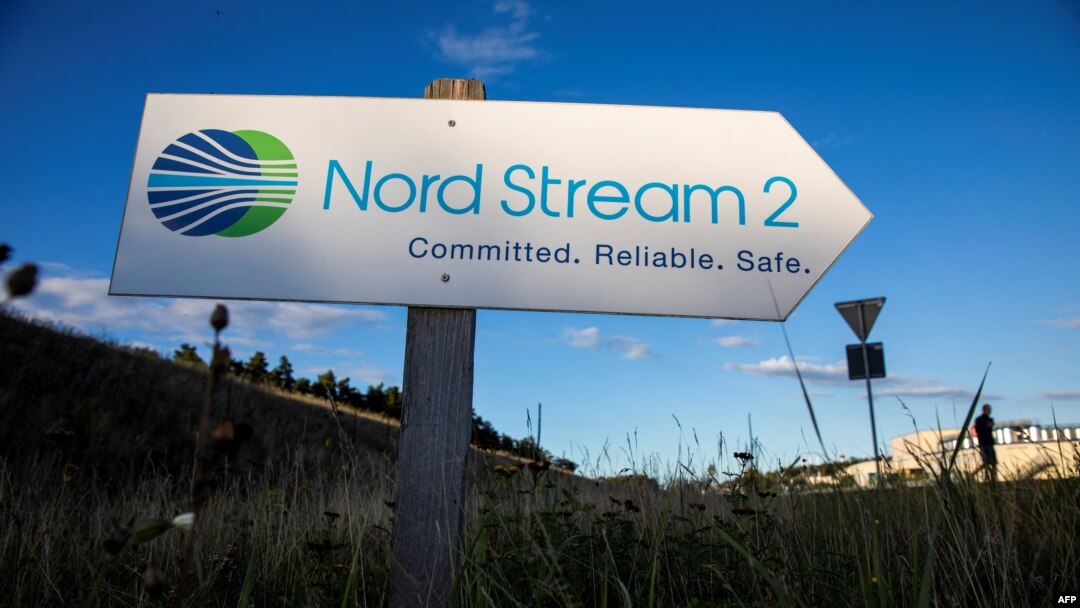 Nord Stream 2 sign