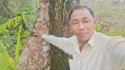 Cambodian journalist and publisher Youn Chhiv is seen in an undated photo posted on the Koh Kong Hot News website's Facebook page.
