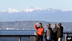 Invierno templado en las montañas Olympic, en el estado de Washington. Ahora se está pagando con sequía.