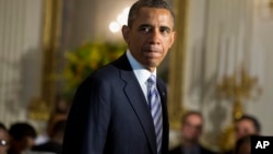 President Obama saat menghadiri Acara Father's Day di White House (14/6), dimana saat itu, sehubungan dengan isu Suriah, ia mengatakan penggunaan senjata kimia di Suriah memaksa keterlibatan AS yang lebih besar di negara itu. 