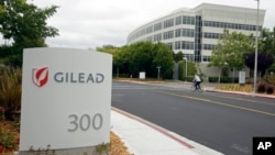 The headquarters of Gilead Sciences in Foster City, California, in Juy 2015.
