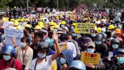 တိုင်းရင်းသားဒေသတွေမှာ ဆန္ဒပြပွဲတွေဆက်ဖြစ်