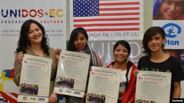 El programa de "Jóvenes Embajadores" se realiza en Quito desde hace 10 años.