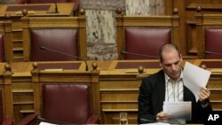 Ministro de Finanzas griego, Yanis Varoufakis.