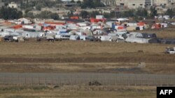 Daraa əyalətində sərhəd kənarına patrul.
