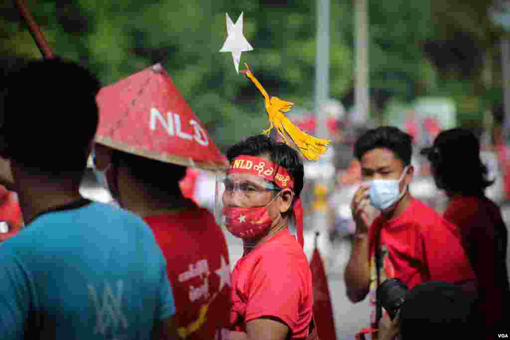 ကျောက်ဆည်မြို့ NLD မဲဆွယ်စည်းရုံးပွဲ မြင်ကွင်းများ။ (အောက်တိုဘာ ၂၅၊ ၂၀၂၀)