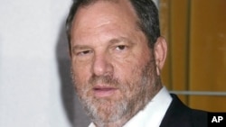 FILE - Harvey Weinstein is seen at the premiere of "Vicky Cristina Barcelona" in Los Angeles, California. 