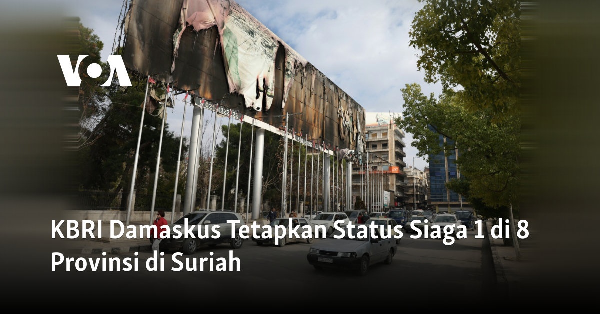 Kbri Damaskus Tetapkan Status Siaga Di Provinsi Di Suriah