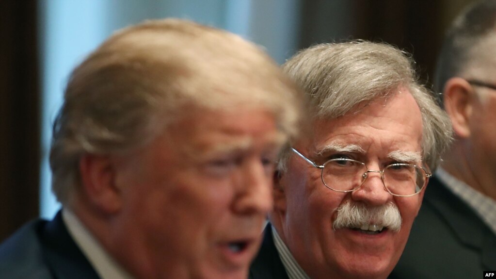 Ông John Bolton là người nổi tiếng có lập trường diều hâu trong nội các của Tổng thống Donald Trump