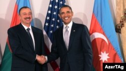 Prezidentlər İlham Əliyev və Brak Obama 