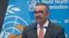 Direktor SZO Tedros Gebrejesus na brifingu u Ženevi (Foto: AFP/Christopher Black/World Health Organization)