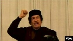 Dalam pidato terbarunya di televisi pemerintah Libya, Moammar Gaddafi kembali menyalahkan pihak asing atas terjadinya pemberontakan di negaranya, Rabu (9/3).