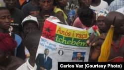 Manifestação a favor do PAIGC em Bissau. 17 de Agosto Guiné-Bissau 2015