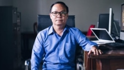 Aun Pheap, a former reporter at the Cambodia Daily who sought political asylum in the United States, faces up to two years in prison on a trumped-up charge of incitement to commit a felony. (Courtesy photo of Cambodia Daily)